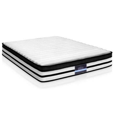 Giselle Bedding 27cm Mattress Euro Top King Chez Guru