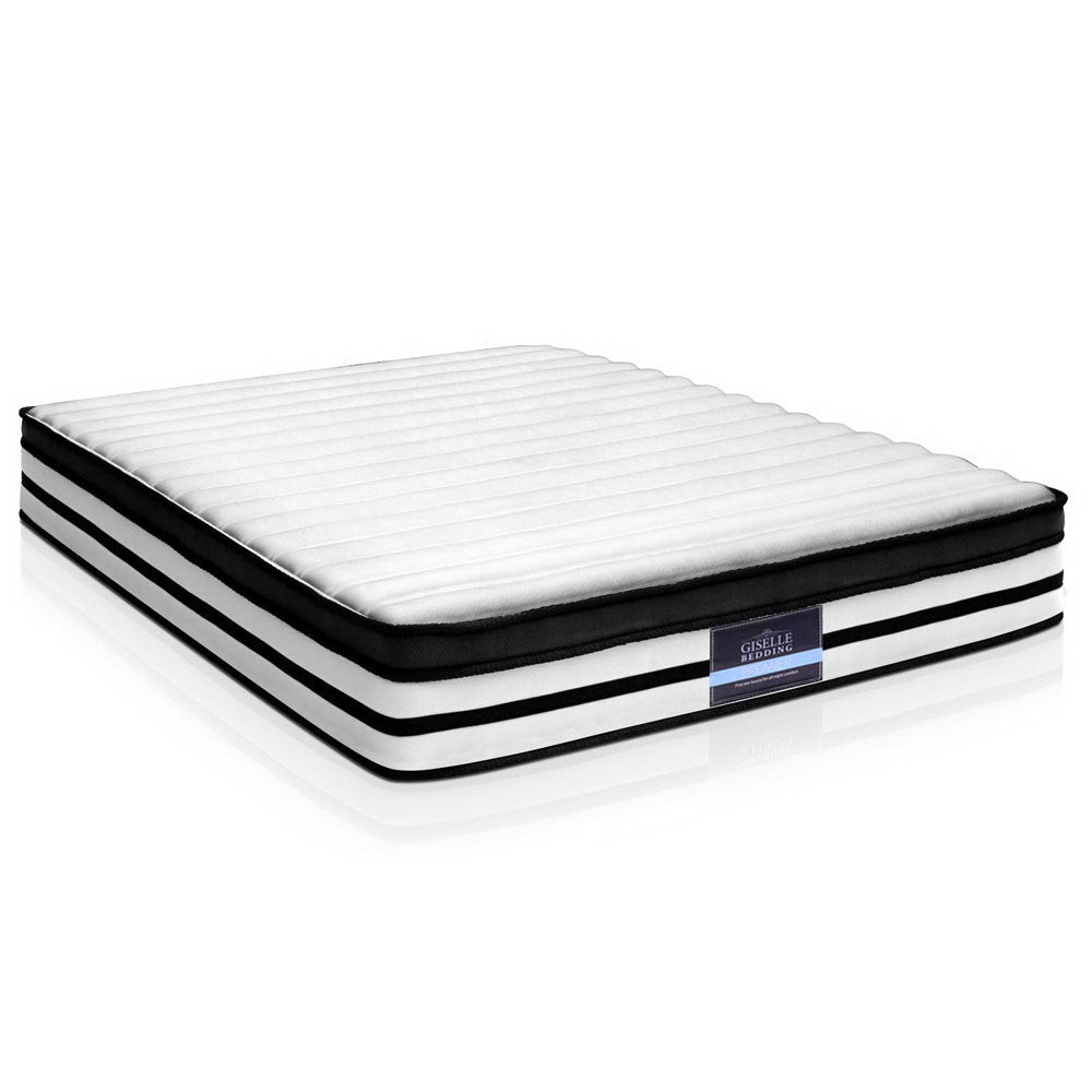 Giselle Bedding 27cm Mattress Euro Top Queen Chez Guru