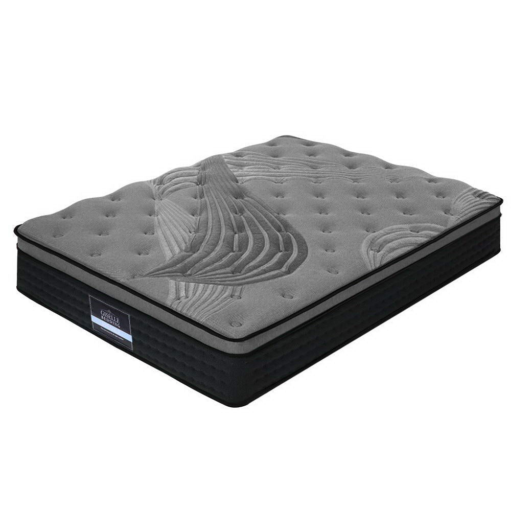 Giselle Bedding 34cm Mattress Bamboo Cover Double Chez Guru