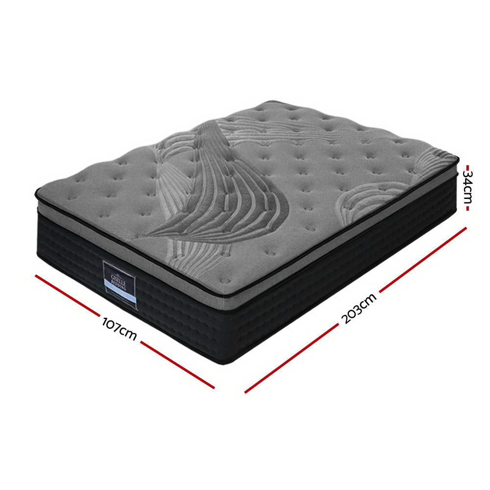 Giselle Bedding 34cm Mattress Bamboo Cover King Single Chez Guru