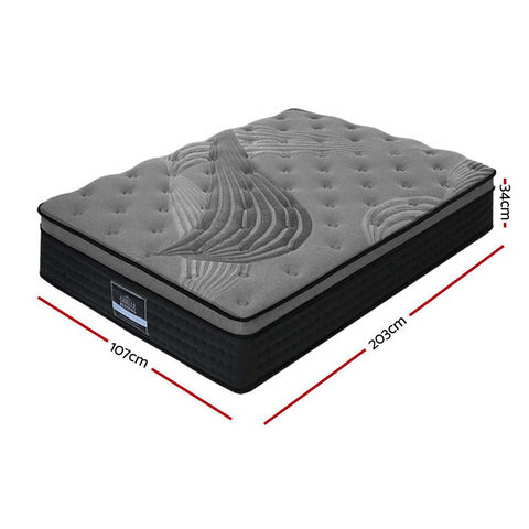Giselle Bedding 34cm Mattress Bamboo Cover King Single Chez Guru