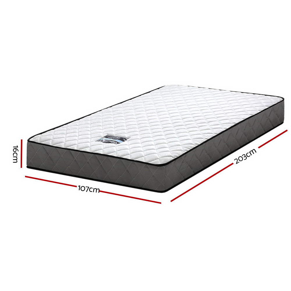 Giselle Bedding 16cm Mattress Tight Top King Single Chez Guru