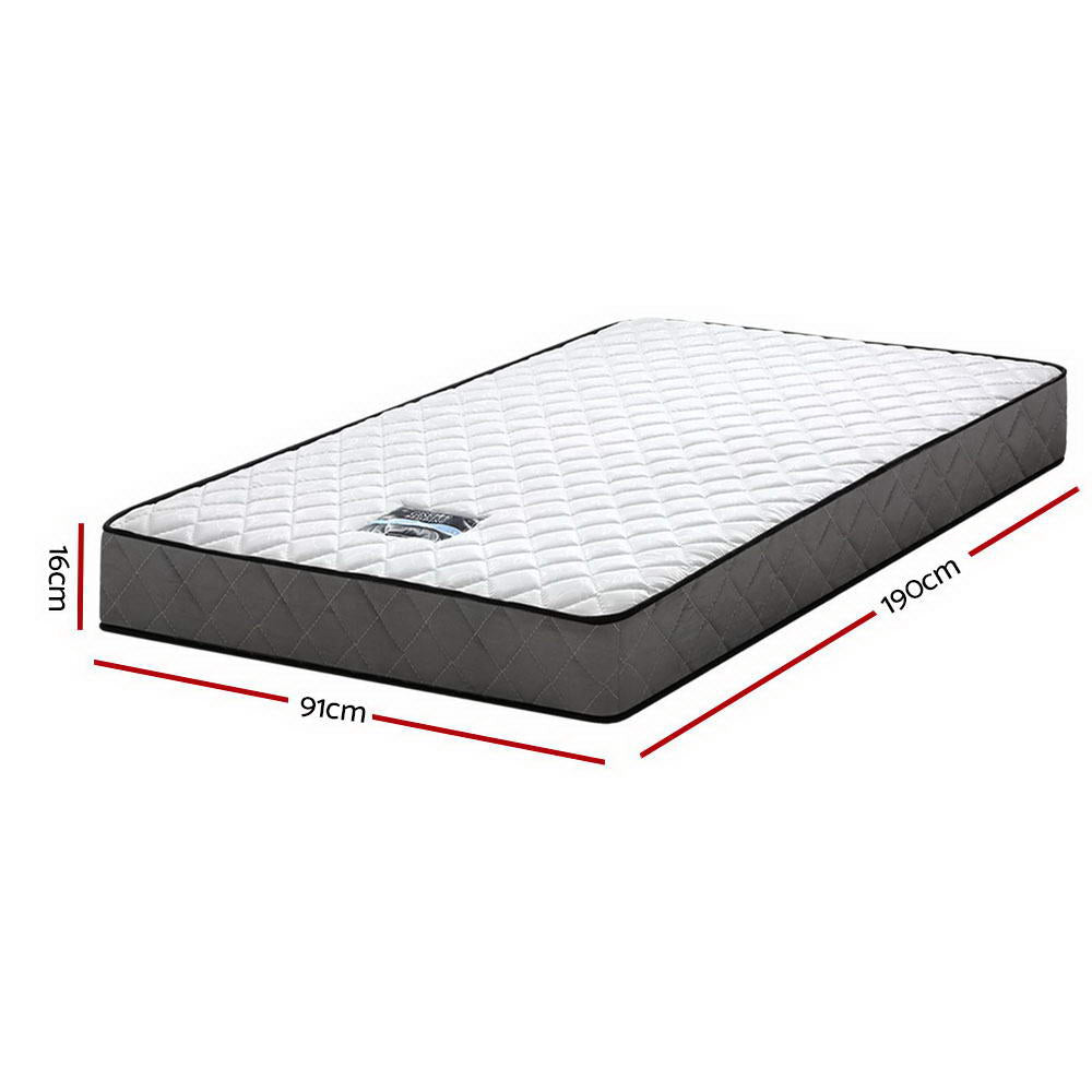 Giselle Bedding 16cm Mattress Tight Top Single Chez Guru
