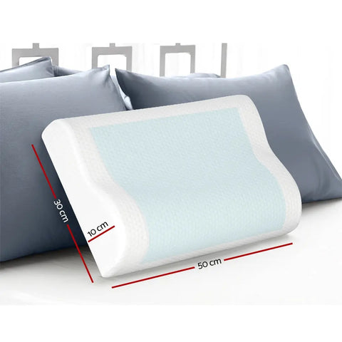 Giselle Bedding Contour Pillow Cool Gel Twin Pack Chez Guru