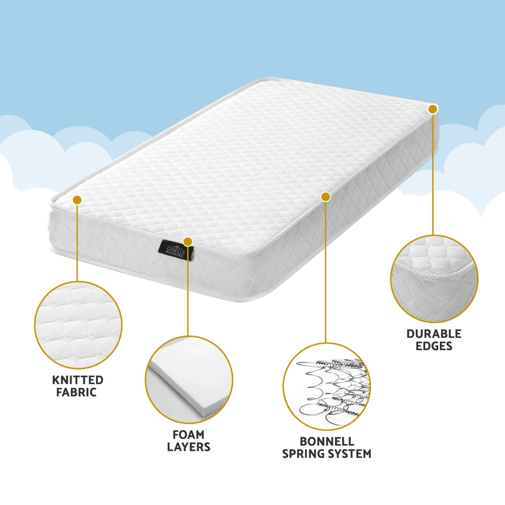Giselle Baby Cot Mattress Spring Foam Chez Guru