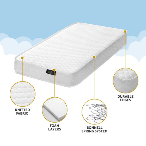 Giselle Baby Cot Mattress Spring Foam Chez Guru