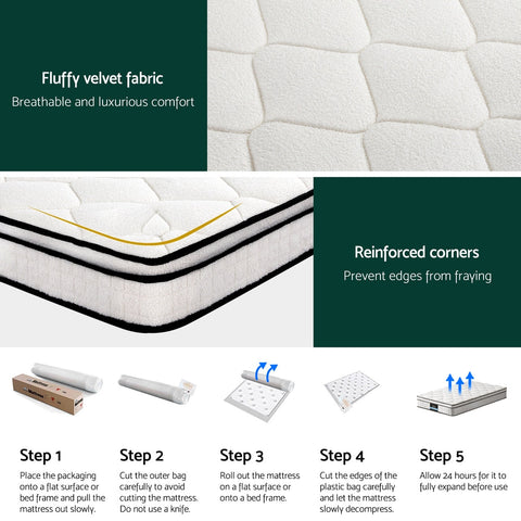 22cm Giselle Mattress Single Size Chez Guru