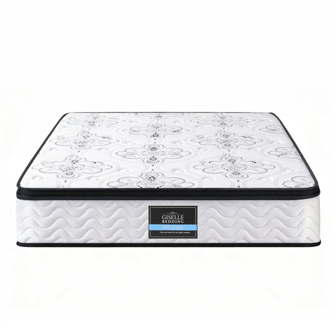 Giselle Bedding 30cm Mattress Pocket Spring Medium Firm Foam Euro Top King
