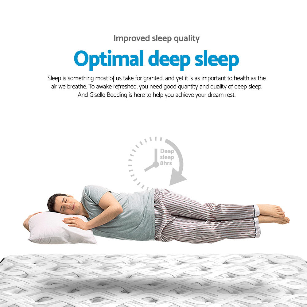 Giselle Bedding 24cm Mattress Super Firm King Chez Guru