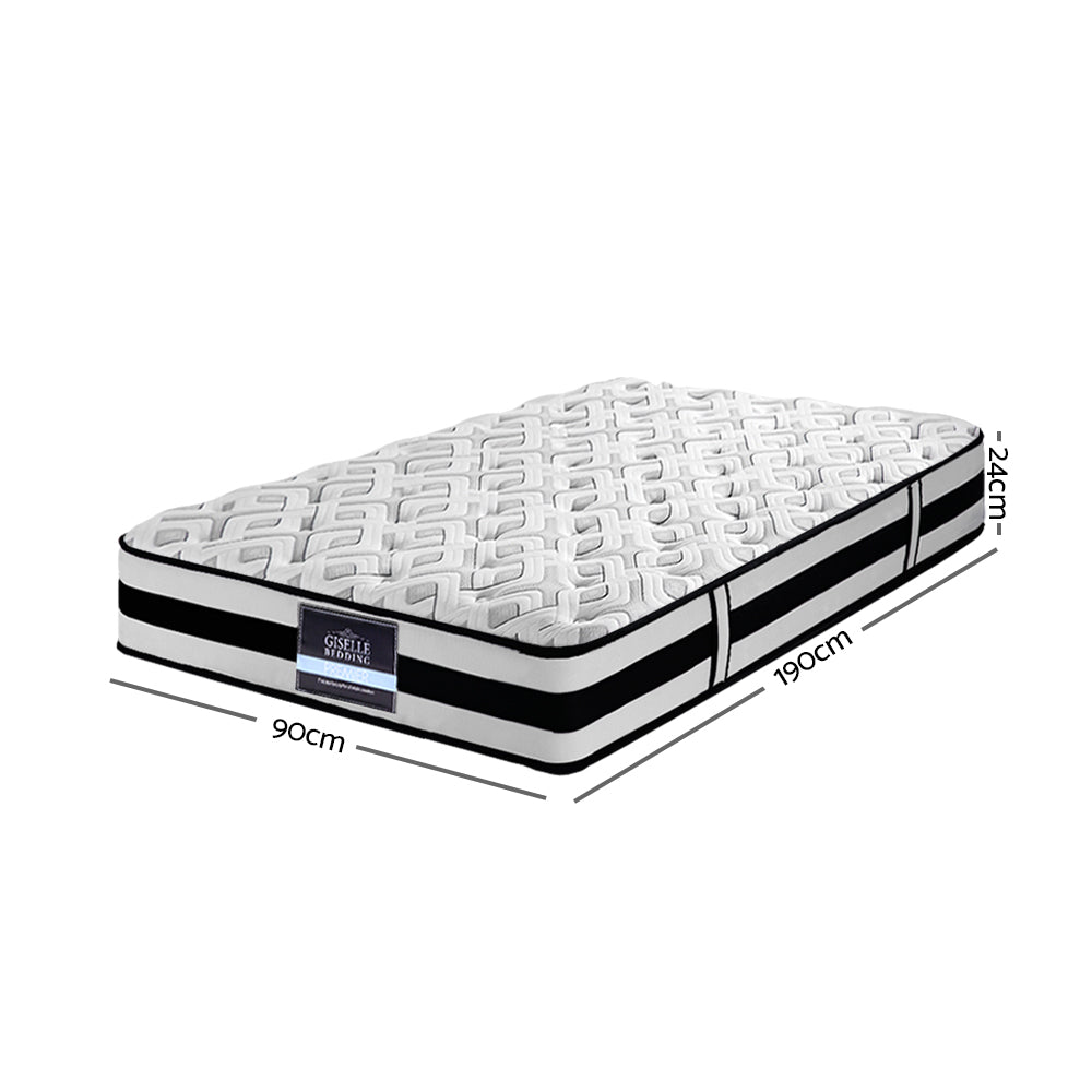 Giselle Bedding 24cm Mattress Super Firm Single Chez Guru