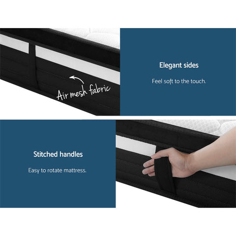 Giselle Bedding 28cm Mattress Super Firm King Single Chez Guru