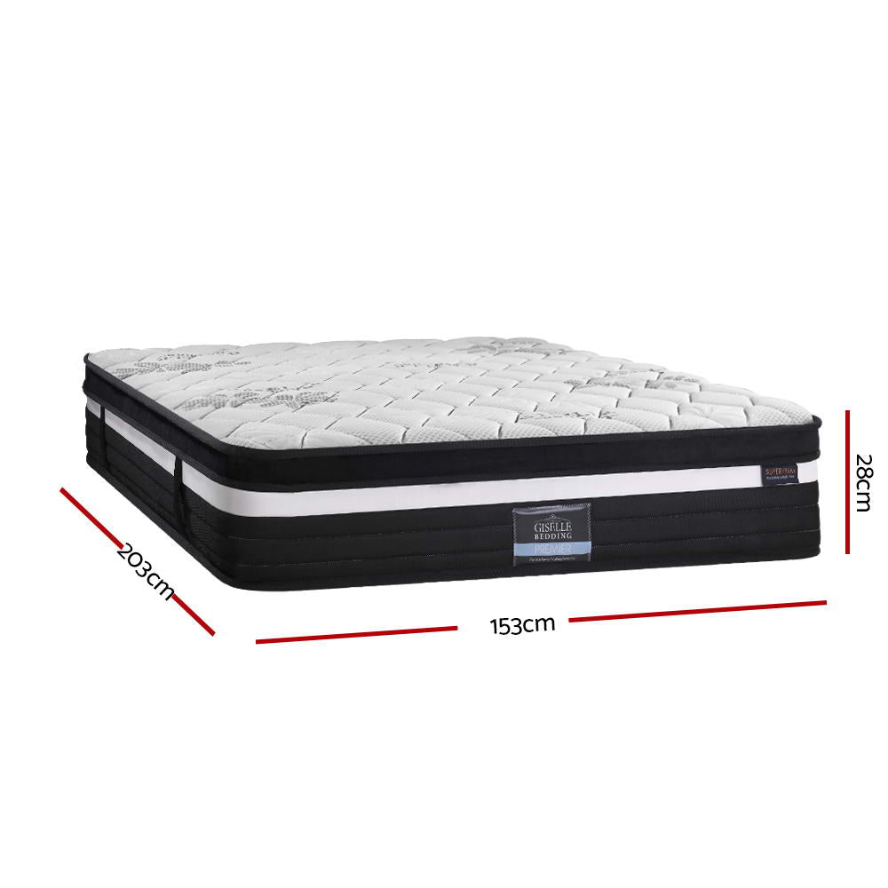 Giselle Bedding 28cm Mattress Super Firm Queen Chez Guru