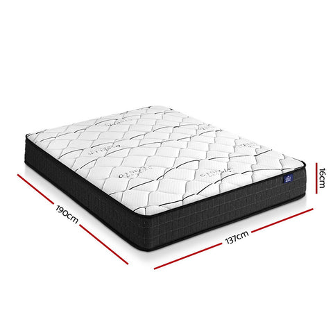 Giselle Bedding 16cm Mattress Medium Firm Double Chez Guru