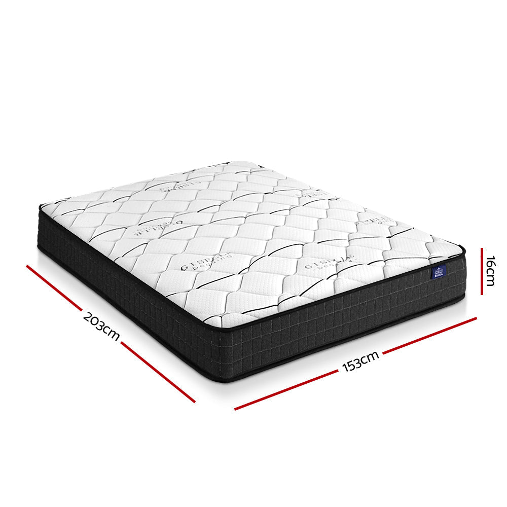 Giselle Bedding 16cm Mattress Medium Firm Queen Chez Guru
