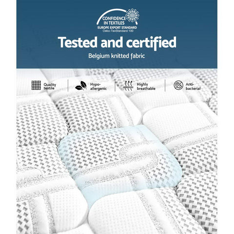 Giselle Bedding 36cm Mattress Cool Gel Memory Foam King Single Chez Guru