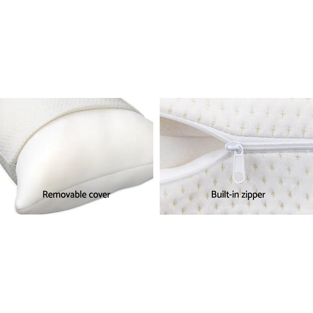 Giselle Bedding Memory Foam Pillow 19cm Thick Twin Pack Chez Guru