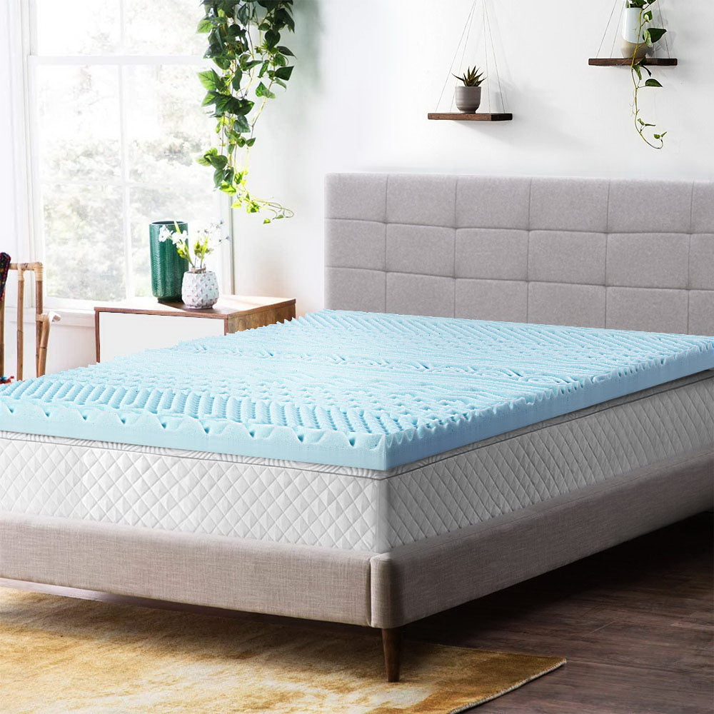 Giselle Bedding Memory Foam Mattress Topper 11-Zone 8cm King Chez Guru