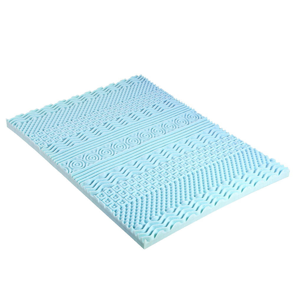 Giselle Bedding Memory Foam Mattress Topper 11-Zone 8cm Queen Chez Guru