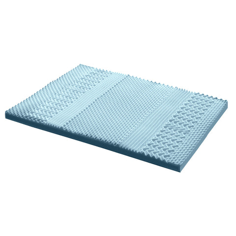 Giselle Bedding Memory Foam Mattress Topper 7-Zone 8cm Queen Chez Guru