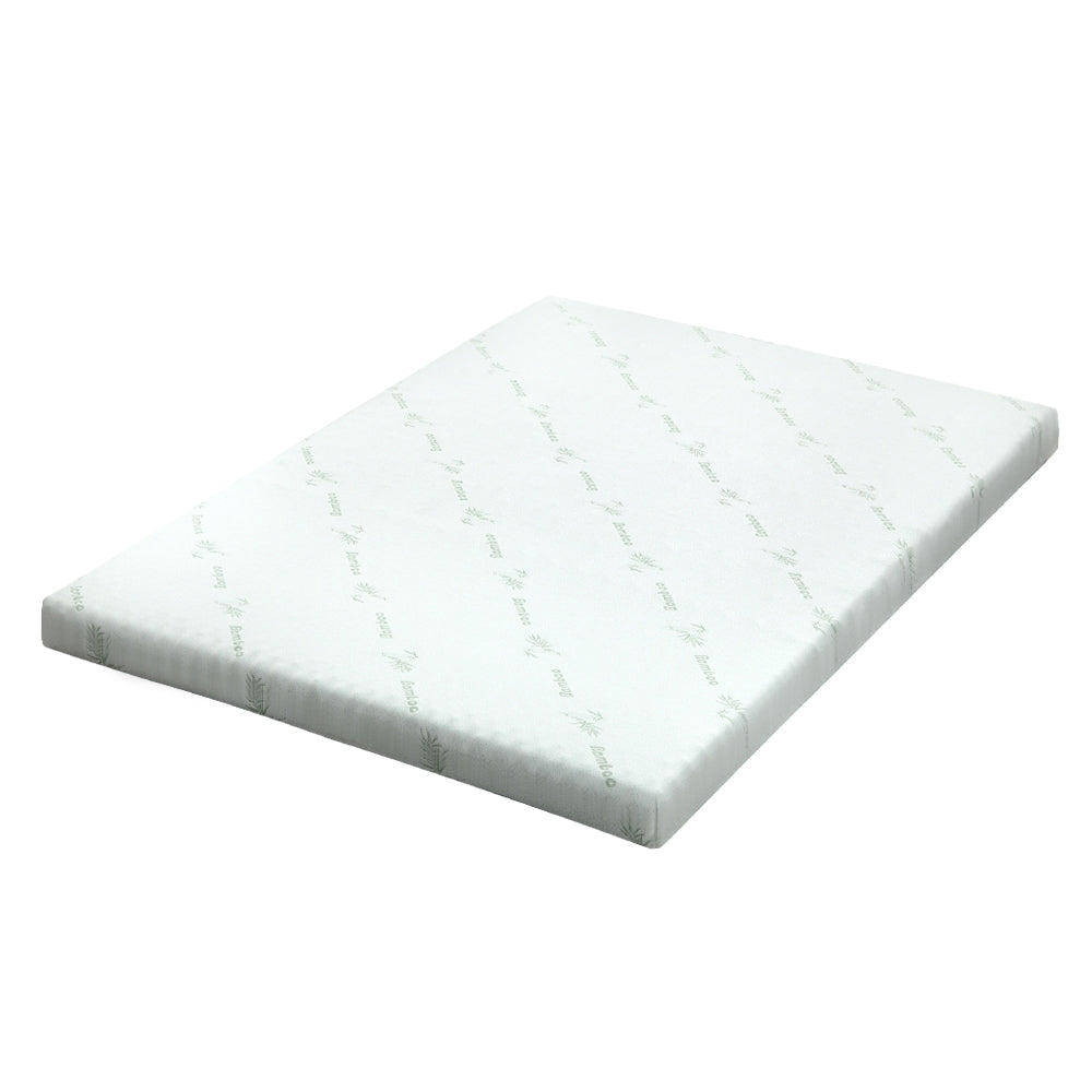 Giselle Bedding Memory Foam Mattress Topper Cool Gel Bed Mat Bamboo 10cm Double Chez Guru