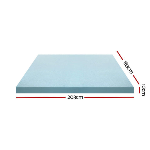 Giselle Bedding Memory Foam Mattress Topper Cool Gel Bed Mat Bamboo 10cm King Chez Guru
