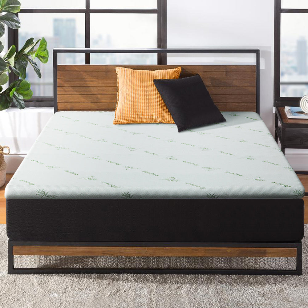 Giselle Bedding Memory Foam Mattress Topper Cool Gel 5cm Single Chez Guru