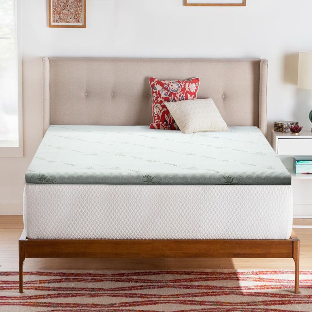 Giselle Bedding Memory Foam Mattress Topper Cool Gel 8cm Double Chez Guru