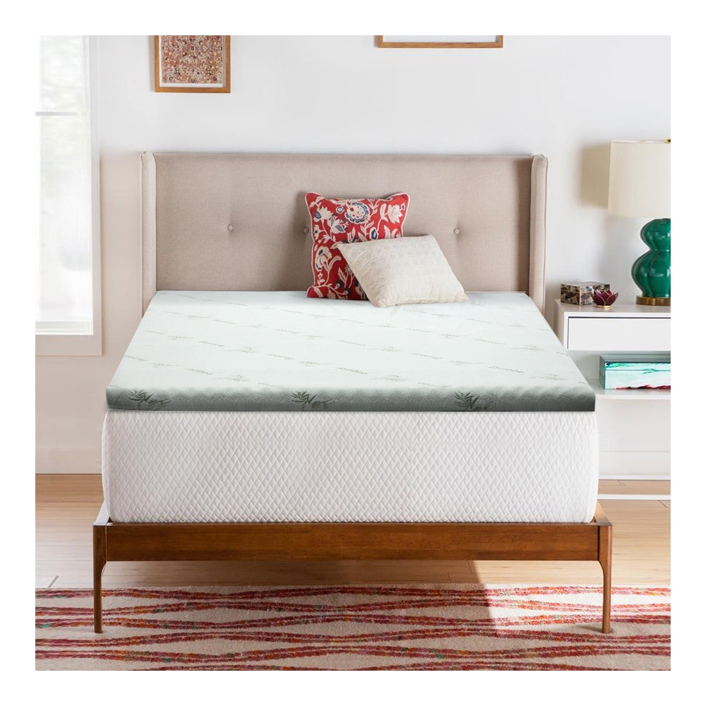 Giselle Bedding Memory Foam Mattress Topper Cool Gel 8cm Single Chez Guru