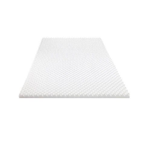 Giselle Bedding Foam Mattress Topper Egg Crate 5cm Double Chez Guru