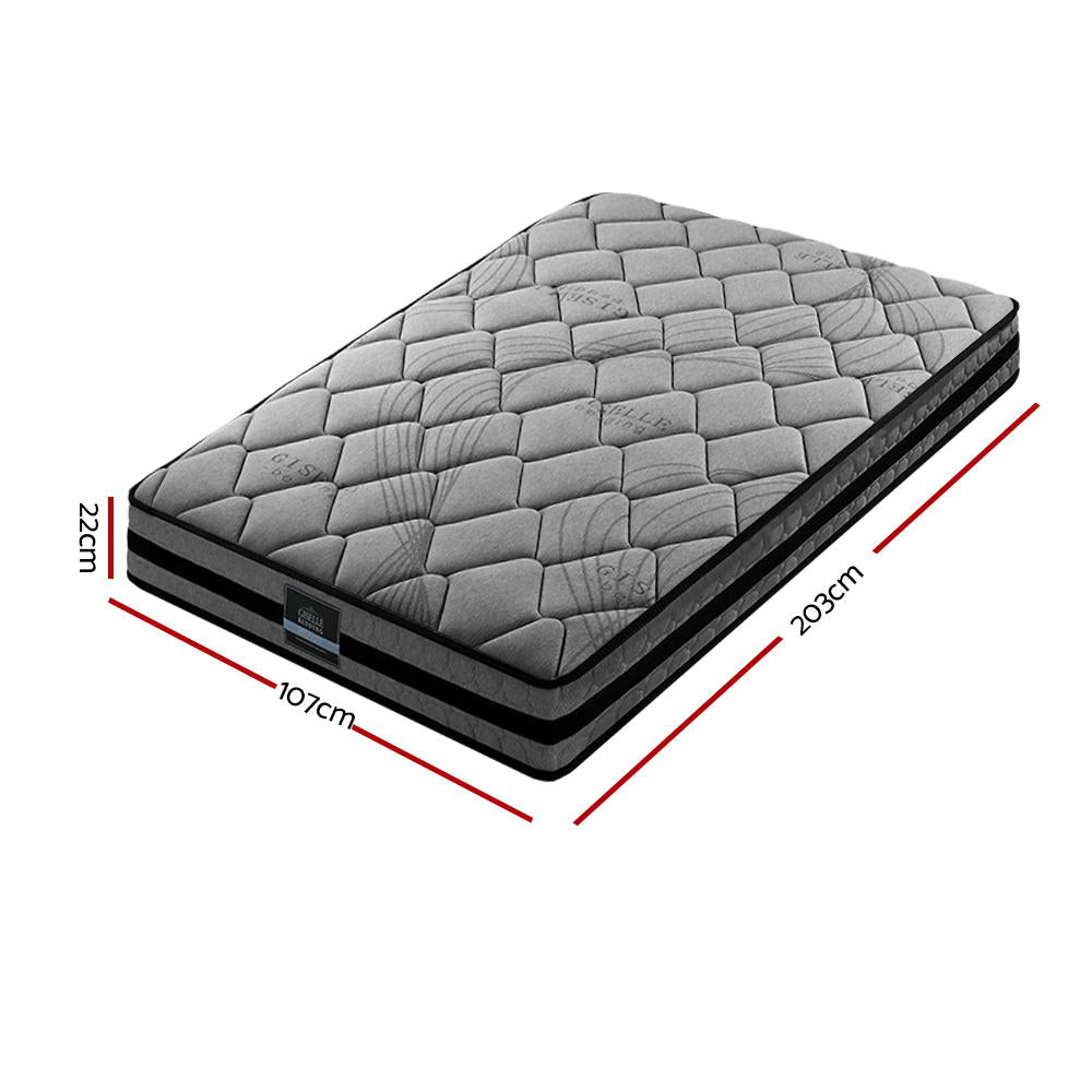 Giselle Bedding 22cm Mattress Medium Firm King Single Chez Guru
