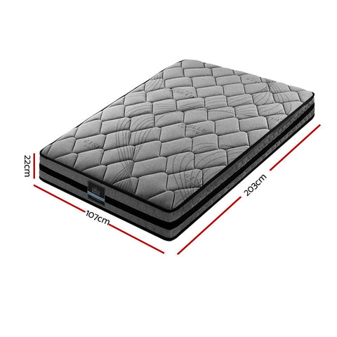 Giselle Bedding 22cm Mattress Medium Firm King Single Chez Guru