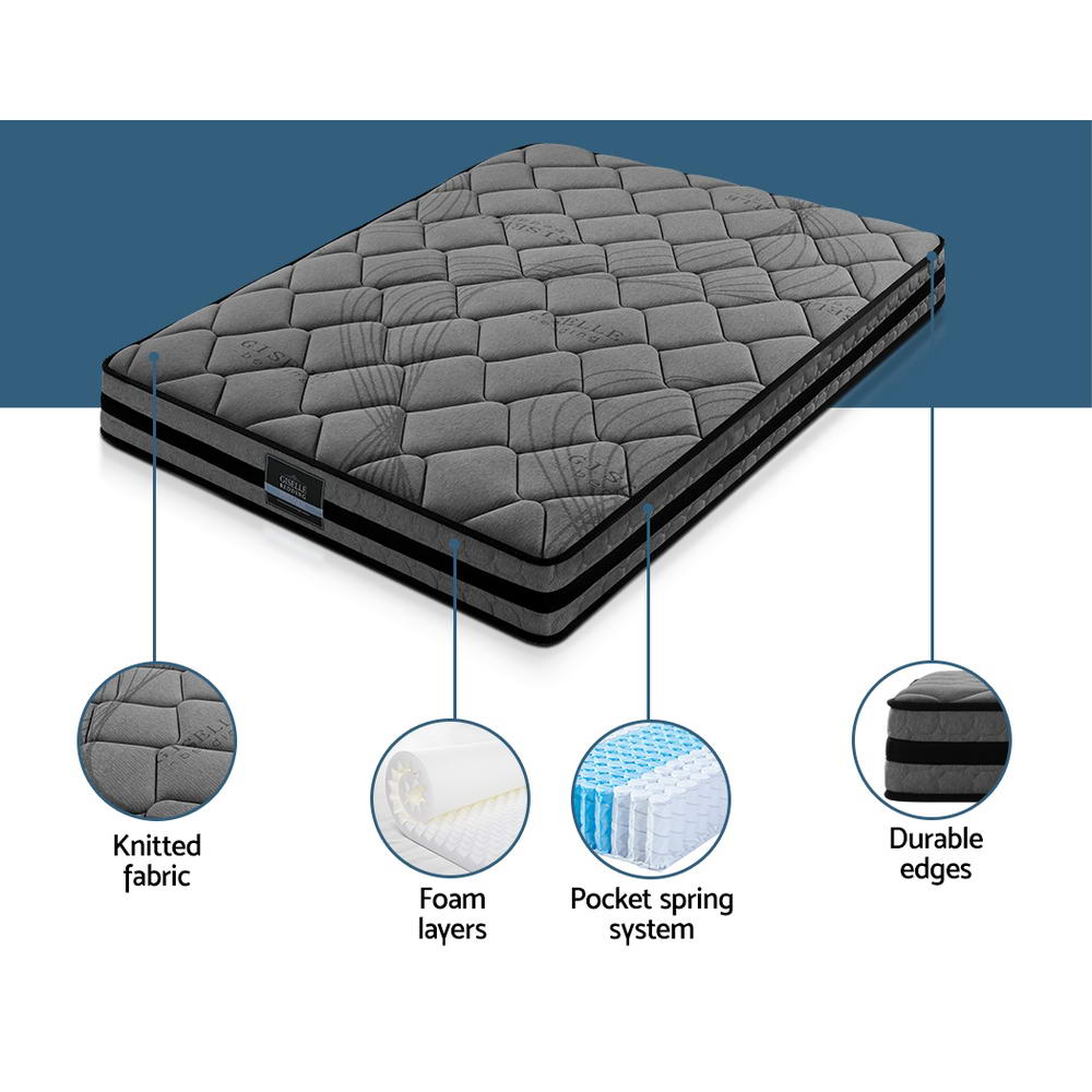 Giselle Bedding 22cm Mattress Medium Firm King Single Chez Guru