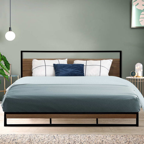 Artiss Bed Frame King Size Metal Bed Frame DANE Chez Guru