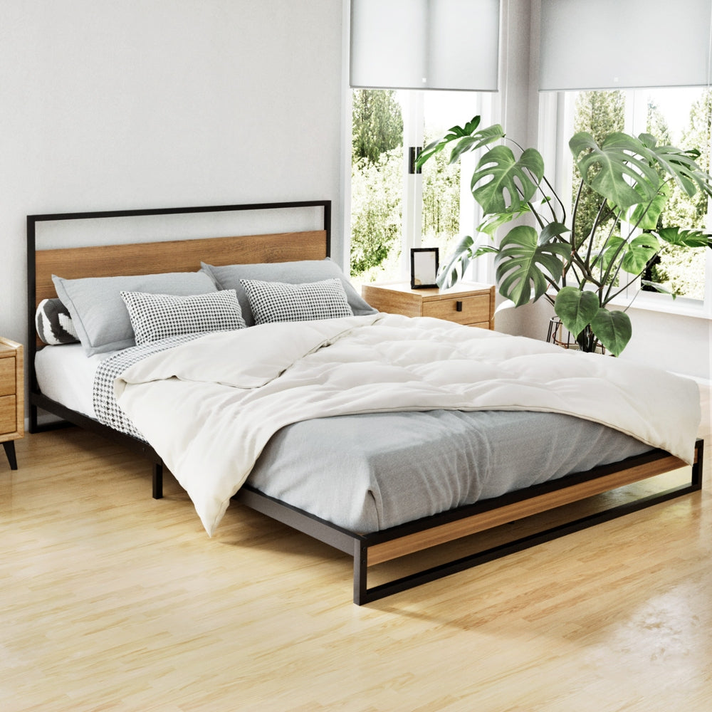 Artiss Bed Frame Queen Size Metal Bed Frame DANE Chez Guru