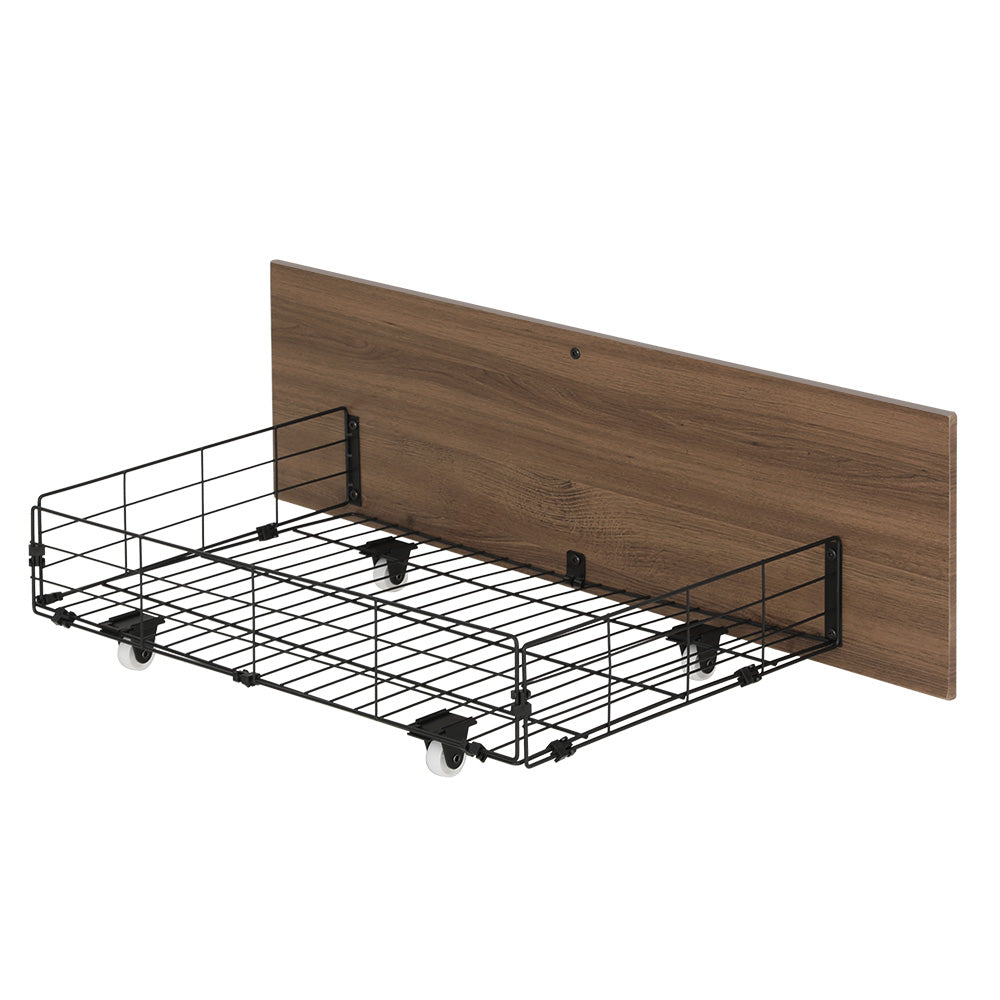 Artiss 2x Bed Frame Storage Drawers Trundle Black Chez Guru