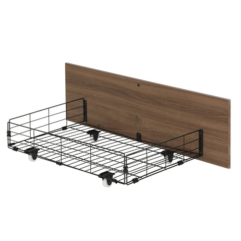 Artiss 2x Bed Frame Storage Drawers Trundle Black Chez Guru