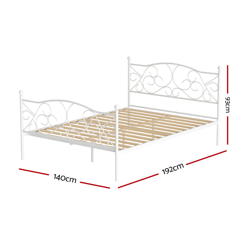 Artiss Bed Frame Double Size Metal Bed Frame GROA Chez Guru