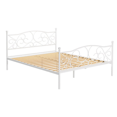 Artiss Bed Frame Queen Size Metal Bed Frame GROA Chez Guru