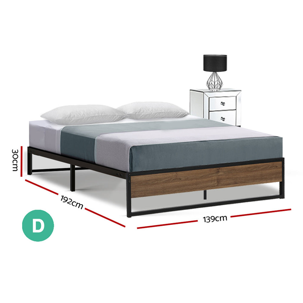 Artiss Bed Frame Metal Bed Frame Bed Base OSLO - Double Chez Guru