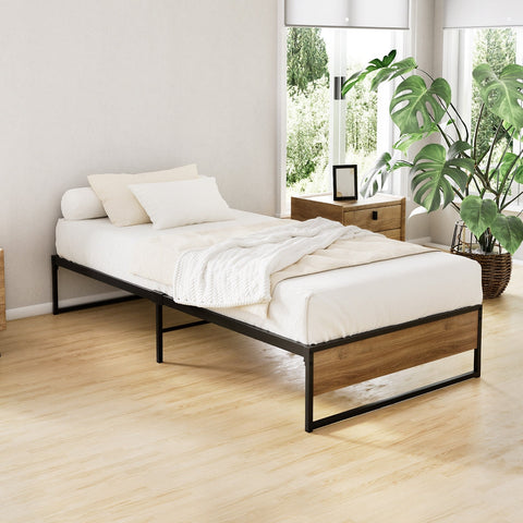 Artiss Bed Frame Metal Bed Frame Bed Base OSLO - Single Chez Guru