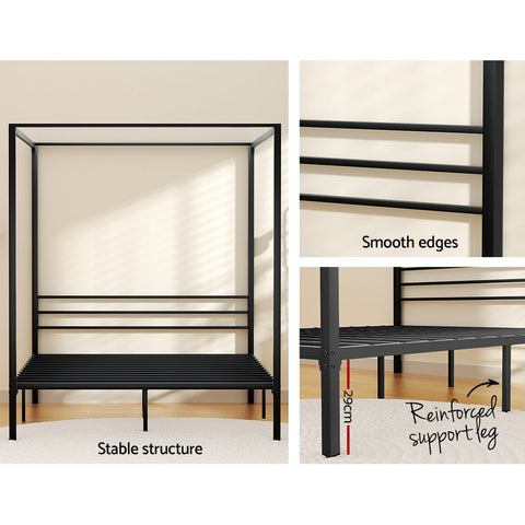 Artiss Bed Frame Double Size Metal Bed Frame POCHY Chez Guru