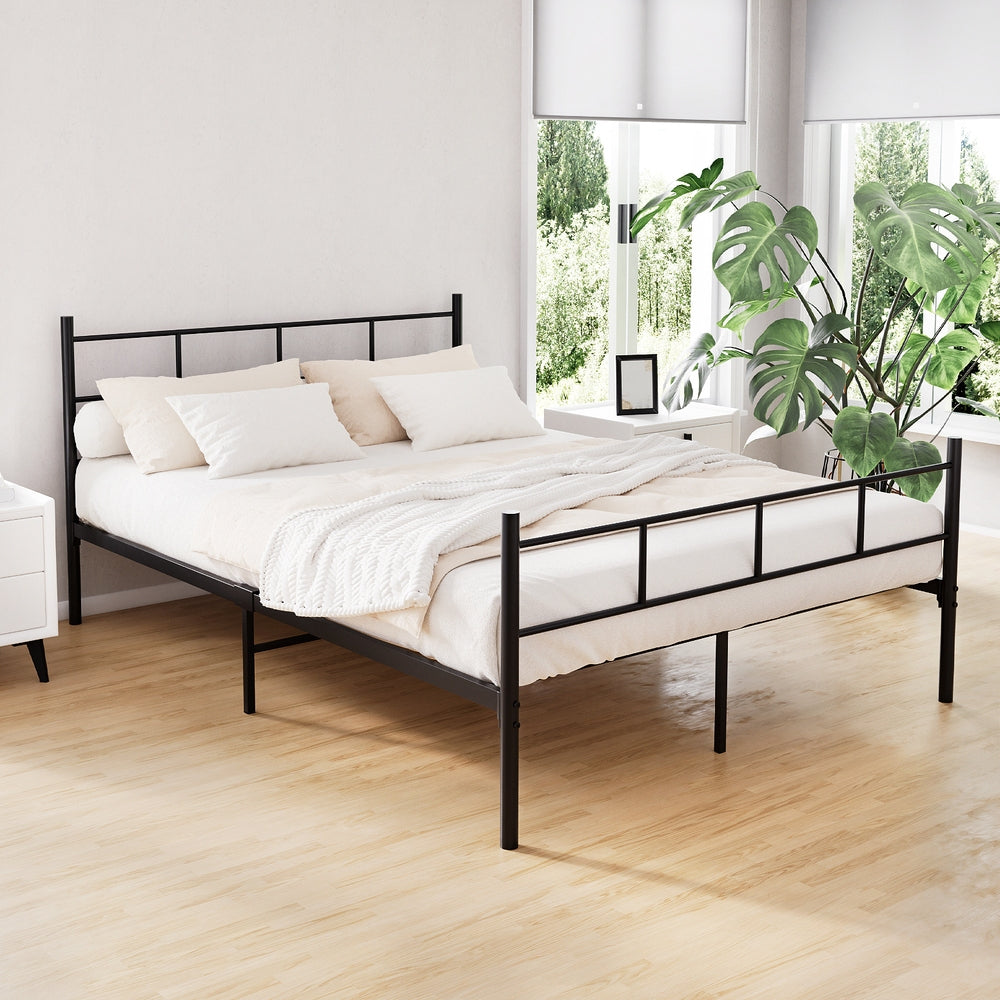 Artiss Bed Frame Double Metal Bed Frame SOL Chez Guru