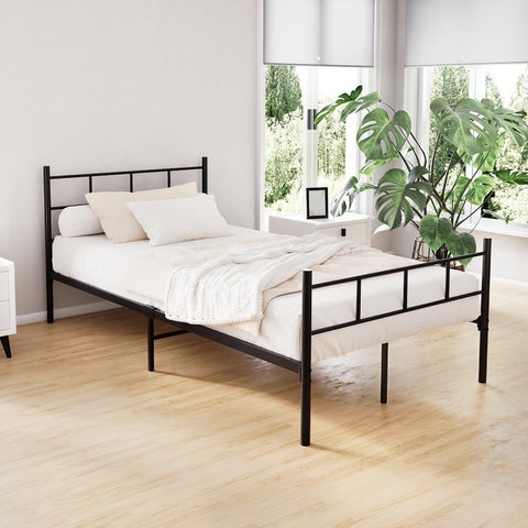 Artiss Bed Frame King Single Metal Bed Frame SOL Chez Guru