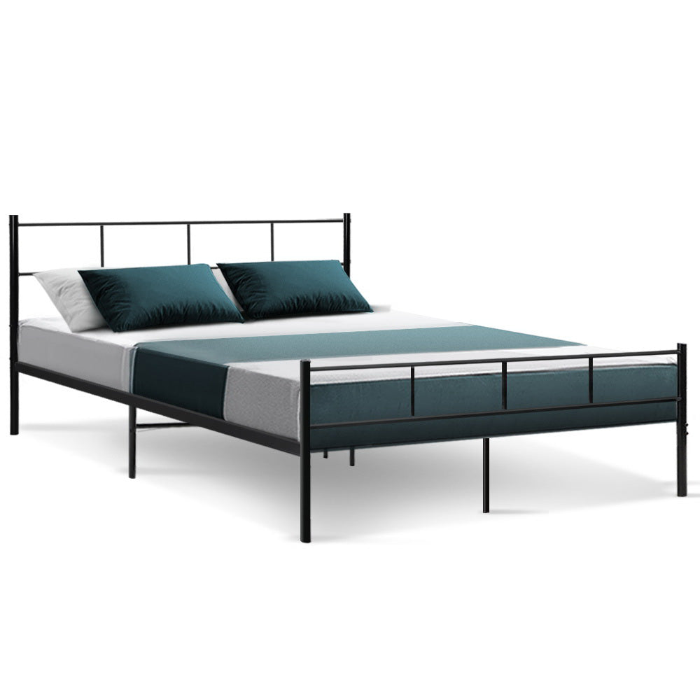 Artiss Bed Frame Queen Metal Bed Frame SOL Chez Guru