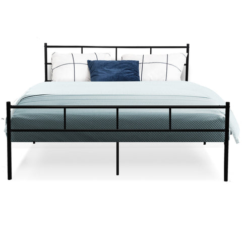 Artiss Bed Frame Queen Metal Bed Frame SOL Chez Guru
