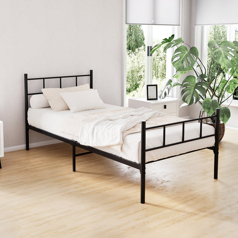 Artiss Bed Frame Single Metal Bed Frame SOL Chez Guru