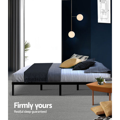 Artiss Bed Frame Double Size Metal Bed Frame TED Chez Guru