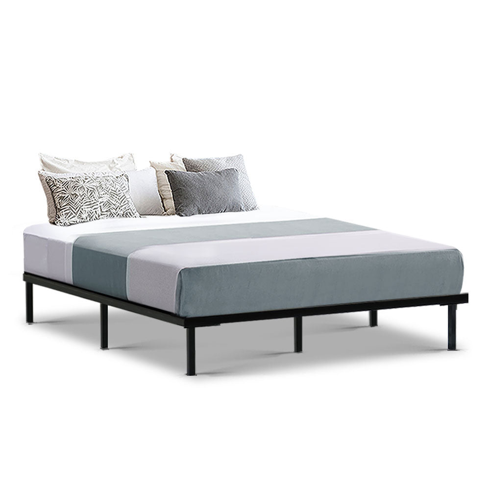 Artiss Bed Frame Queen Size Metal Bed Frame TED Chez Guru