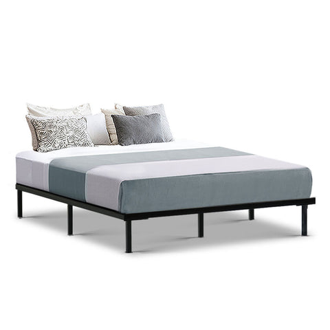 Artiss Bed Frame Queen Size Metal Bed Frame TED Chez Guru
