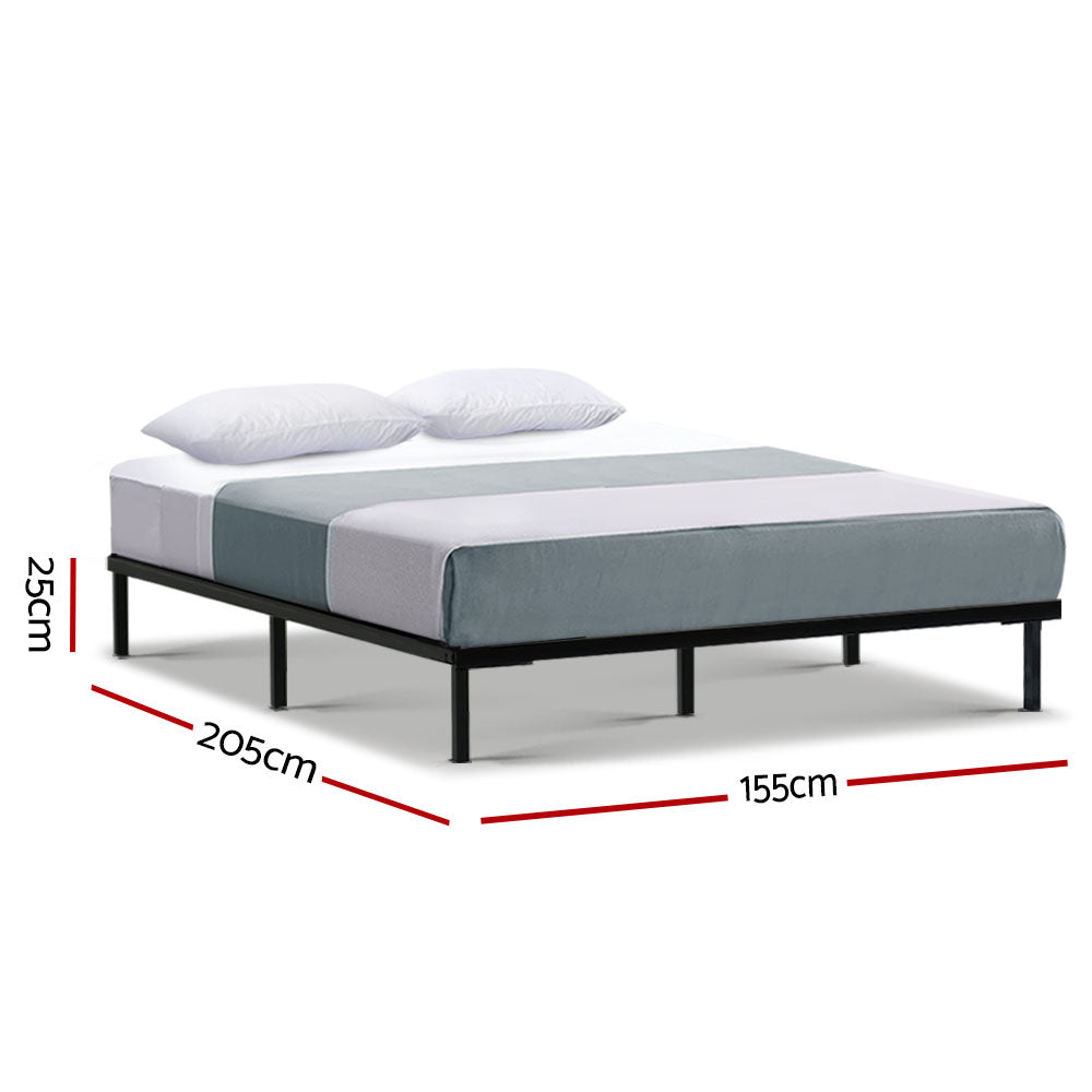 Artiss Bed Frame Queen Size Metal Bed Frame TED Chez Guru
